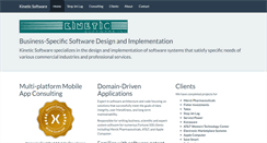 Desktop Screenshot of kinetic-software.com